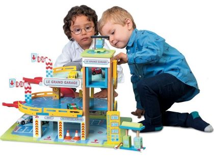 Le Toy Van Garáž Le Grand - Oiškozený obal