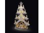 LED dřevěný vánoční stromek s dekoracemi, 23 x LED, přírodní barva, 64 cm, 2 x AA - Poškozený obal 6