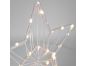 LED vánoční hvězda stolní, pletená, 35 x LED, 2 x AAA 3