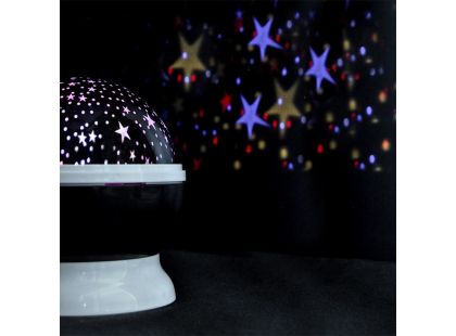 LED vánoční projekční koule, multicolor, 9 režimů, otáčení, USB, 4 x AAA - Poškozený obal