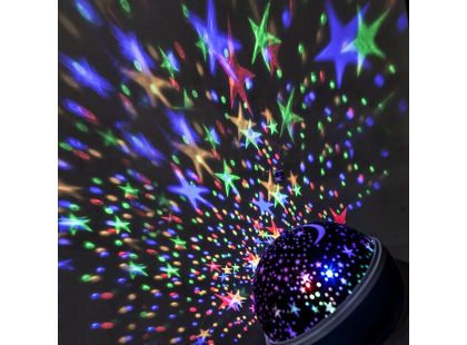 LED vánoční projekční koule, multicolor, 9 režimů, otáčení, USB, 4 x AAA - Poškozený obal