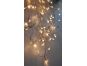 LED vánoční závěs, rampouchy, 120 LED, 3 m x 0,7m, přívod 6m, venkovní, teplé bílé světlo 5