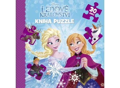 Ledové království Kniha puzzle 30 dílků