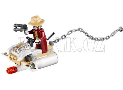 LEGO Agents 70167 Invizable utíká se zlatem