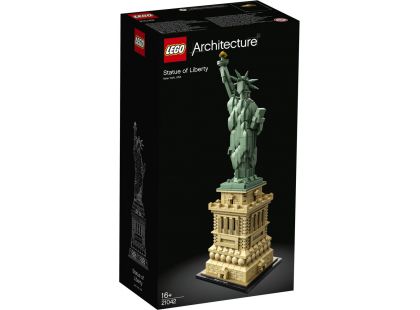 LEGO Architecture 21042 Socha Svobody - Poškozený obal