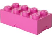 LEGO Box na svačinu 10 x 20 x 7,5 cm Růžový