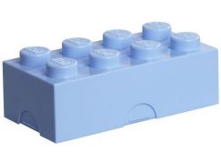 LEGO® Box na svačinu 10 x 20 x 7,5 cm světle modrý