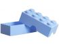 LEGO Box na svačinu 100x200x75mm Světle modrá 2