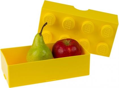 LEGO Box na svačinu 10x20x7,5cm Žlutá
