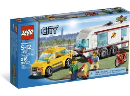 LEGO City 4435 Auto a karavan