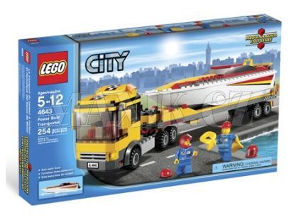 LEGO City 4643 Přívěs na motorový člun