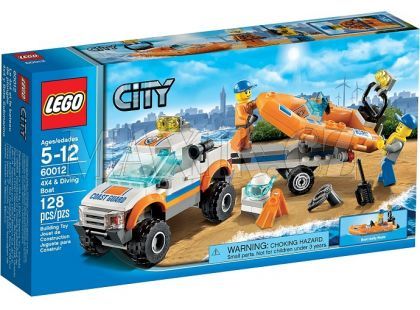 LEGO City 60012 Džíp 4x4 a potápěčský člun