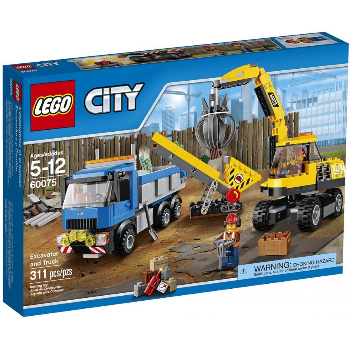 LEGO City 60075 Bagr a náklaďák