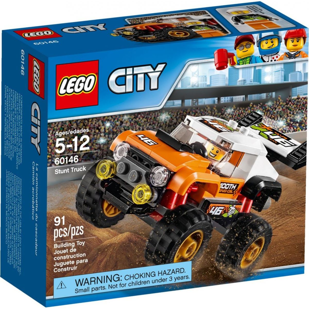 LEGO City 60146 Náklaďák pro kaskadéry