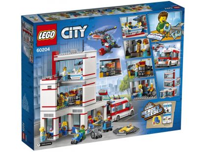 LEGO City 60204 Nemocnice - Poškozený obal