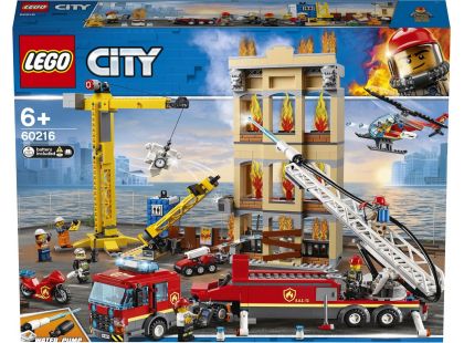 LEGO City 60216 Hasiči v centru města - Poškozený obal