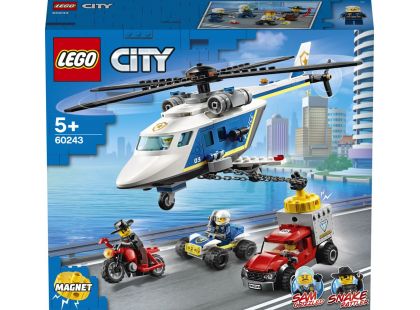 LEGO City 60243 Pronásledování s policejní helikoptérou - Poškozený obal