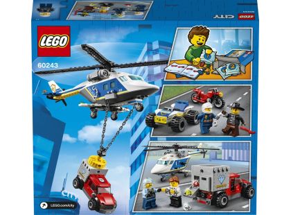 LEGO City 60243 Pronásledování s policejní helikoptérou - Poškozený obal