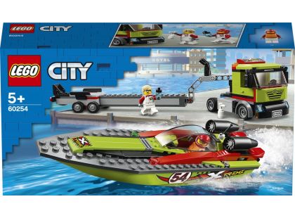 LEGO City 60254 Přeprava závodního člunu - Poškozený obal