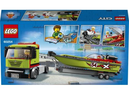 LEGO City 60254 Přeprava závodního člunu - Poškozený obal