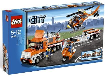 LEGO CITY 7686 Transportér s vrtulníkem