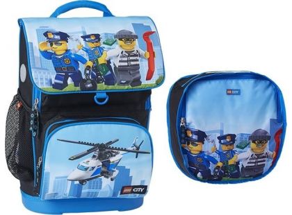 LEGO CITY Police Chopper Maxi školní aktovka, 2 dílný set