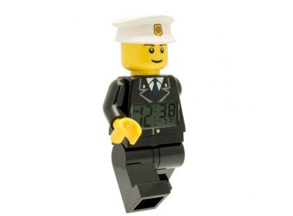 LEGO City Policeman hodiny s budíkem