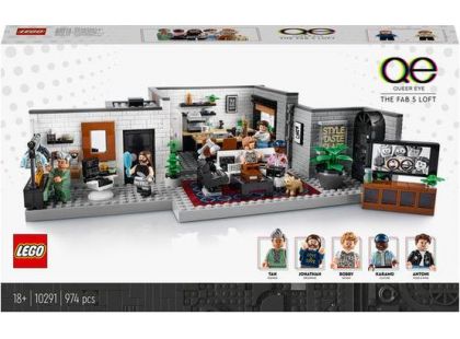 LEGO® ICONS 10291 Queer tým byt Úžo Pětky