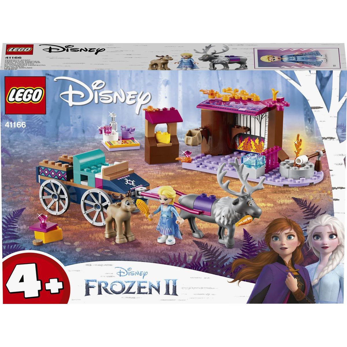 LEGO Disney Princess 41166 Elsa a dobrodružství s povozem - Poškozený obal