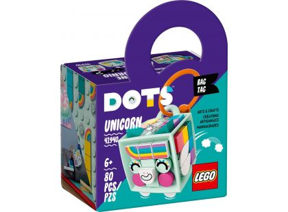 LEGO® DOTS 41940 Ozdoba na tašku jednorožec