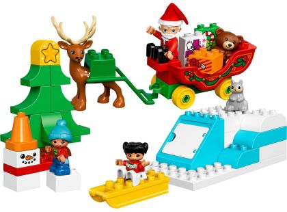 LEGO DUPLO 10837 Santovy Vánoce - Poškozený obal