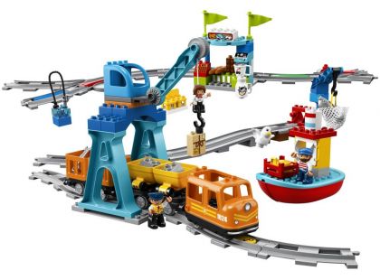 LEGO DUPLO 10875 Nákladní vlak - Poškozený obal