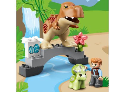LEGO® DUPLO® Jurassic World ™ 10939 T-rex a Triceratops na útěku