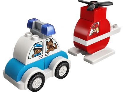 LEGO® DUPLO® My First 10957 Hasičský vrtulník a policejní auto