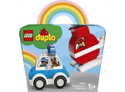LEGO® DUPLO® My First 10957 Hasičský vrtulník a policejní auto