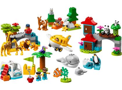 LEGO Duplo Town 10907 Zvířata světa - Poškozený obal