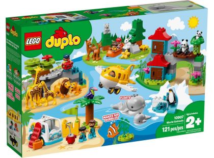 LEGO Duplo Town 10907 Zvířata světa - Poškozený obal