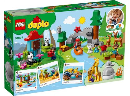 LEGO Duplo Town 10907 Zvířata světa - Poškozený obal