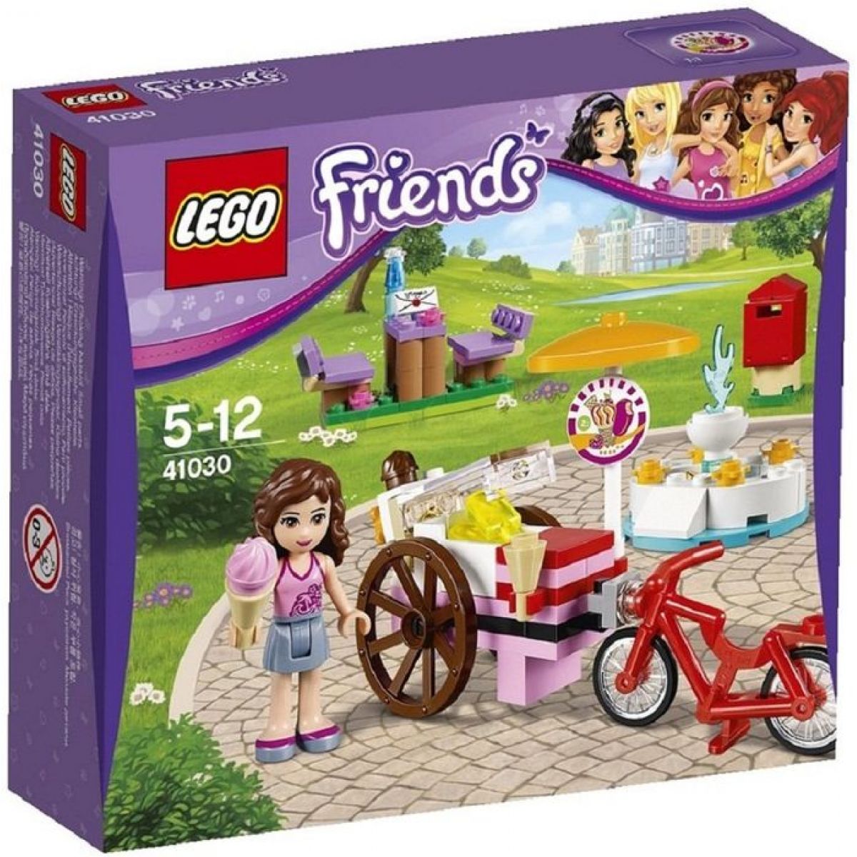 LEGO Friends 41030 Olivia a zmrzlinářské kolo