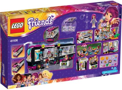 LEGO Friends 41106 Autobus pro turné popových hvězd - Poškozený obal