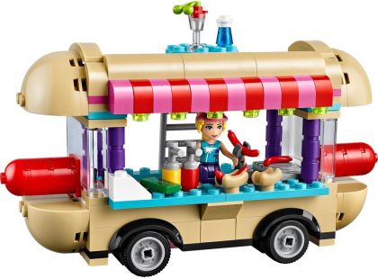 LEGO Friends 41129 Dodávka s párky v rohlíku v zábavním parku