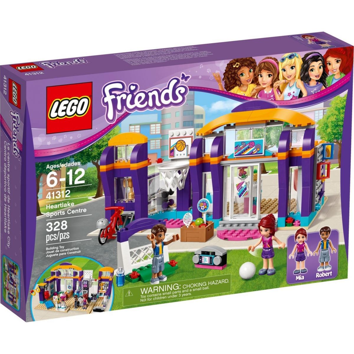 LEGO Friends 41312 Sportovní centrum v městečku Heartlake