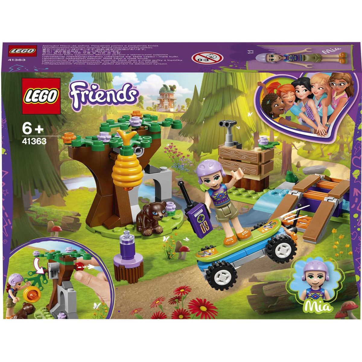 LEGO Friends 41363 Mia a dobrodružství v lese - Poškozený obal