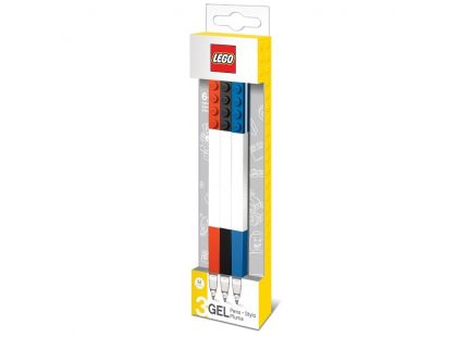 LEGO Gelová pera, mix barev - 3 ks
