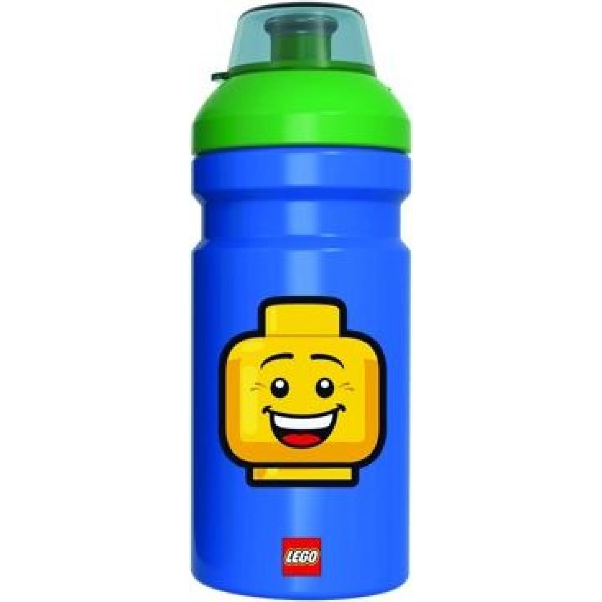 LEGO® Iconic Boy láhev na pití transparentní - modrá zelená
