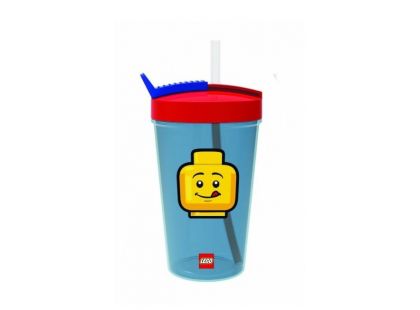 LEGO® Iconic Classic láhev s brčkem červená a modrá