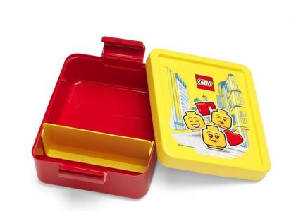 LEGO Iconic Girl svačinový set láhev a box žlutá a červená