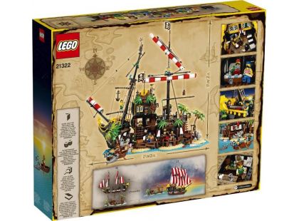 LEGO Ideas 21322 Pirates of Barracuda Bay Maxikovy hra ky