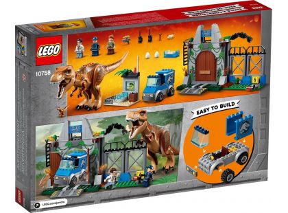 LEGO Juniors 10758 Jurassic World Útěk T. rexe
