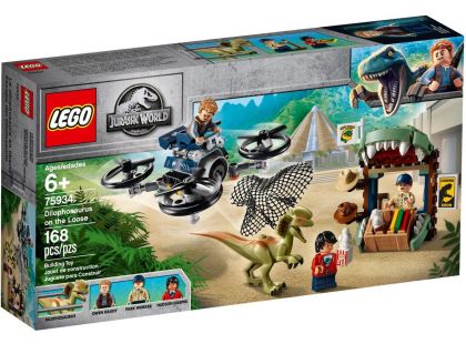 LEGO Jurassic World 75934 Dilophosaurus na útěku - Poškozený obal 
